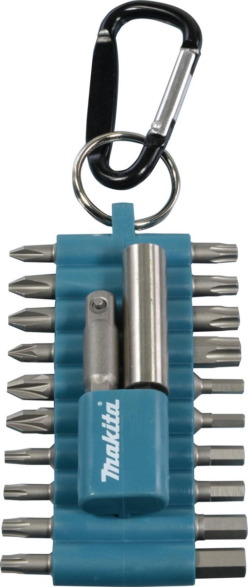 Makita P-81175 22-teiliges professionelles Torx-Kreuz-1-4-Zoll-Adapter-Schraubenbit-Set