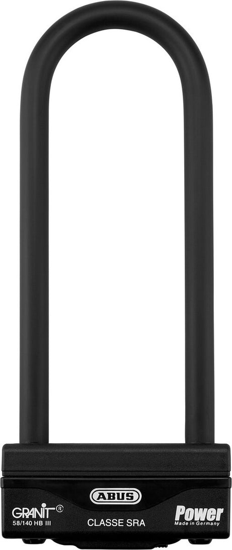 Abus Motorradschloss Bügelschloss - Granit™ Power 58 - Sicherheitsstufe 18 - Art-4 für Motorräder geeignet