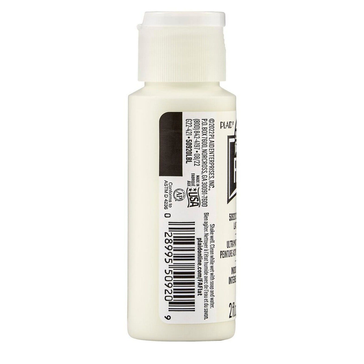 Folkart • Flache, ultramatte Acrylfarbe, Kokosmilch, 59 ml