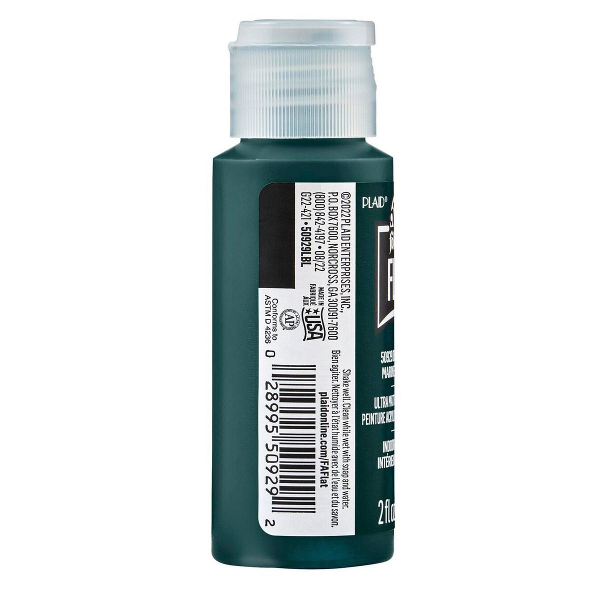 Folkart • Flache, ultramatte Acrylfarbe, tiefes Marineblau, 59 ml