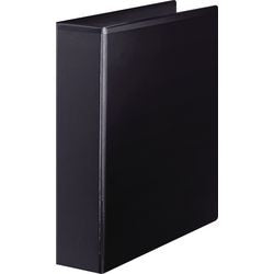 Presentatieringband zwart 4-rings 60 mm 600 vel rugbreedte 9.0 cm