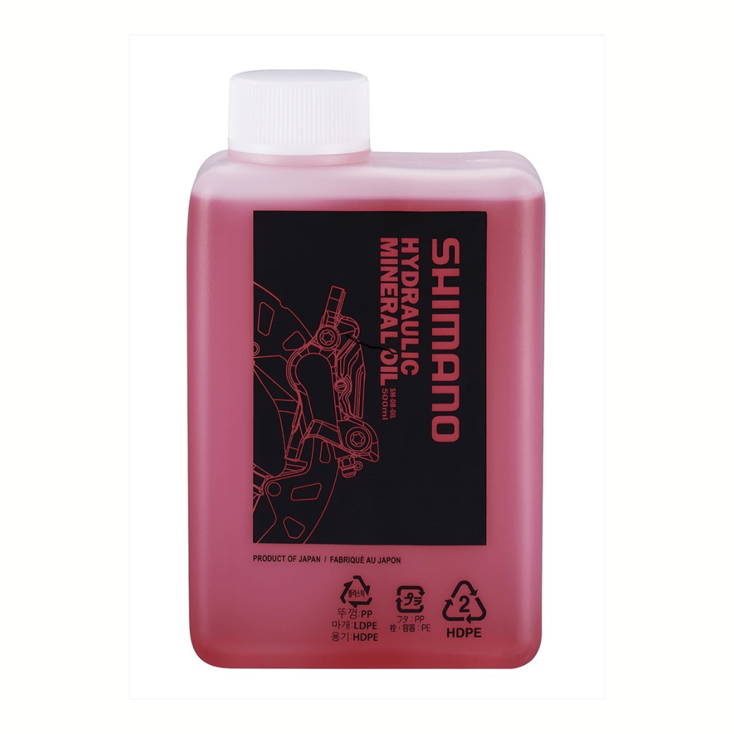 Shimano hydraulisk mineralolje. Flaske 1000 ml