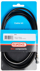 Elvedes Brake Cable Set bag 6444 Universal 1800 2000 mm sort