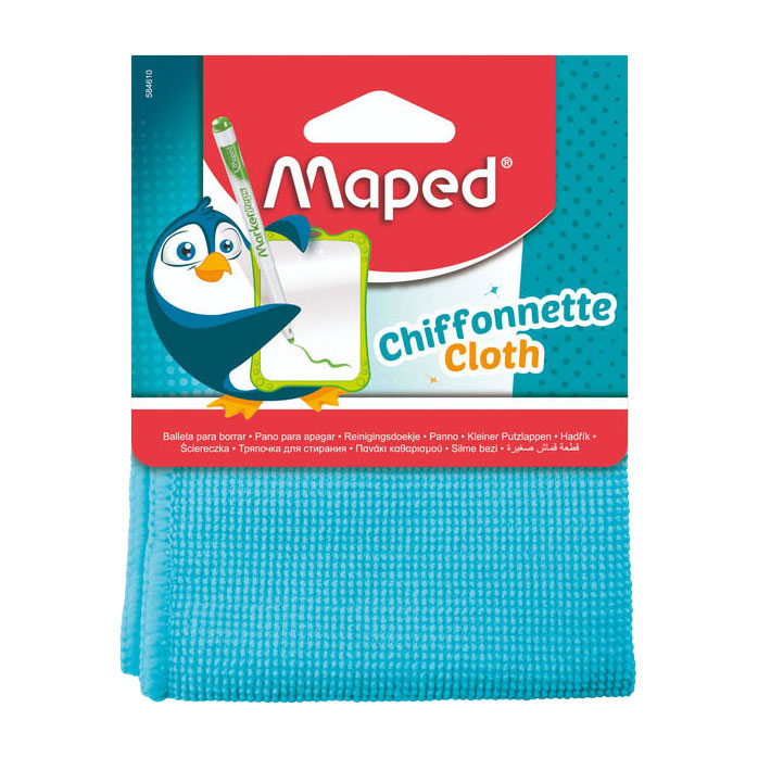 Maped office wisdoek maped microvezel 20x20cm blauw