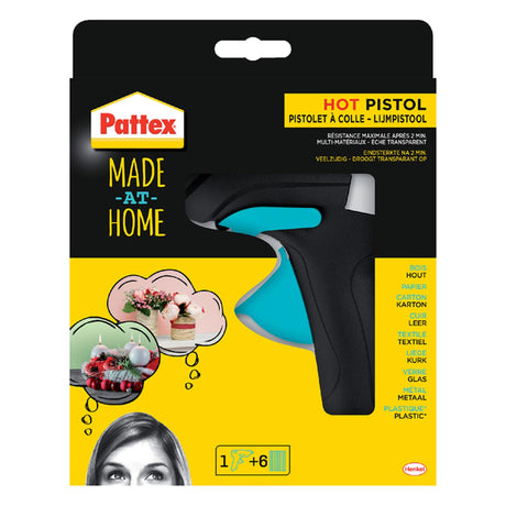 Pattex Klebepistole Heißluftpistole inkl. 6 Klebestifte | Heißklebepistole | Klebepistole | Klebepistole | Hobbys | kreativ