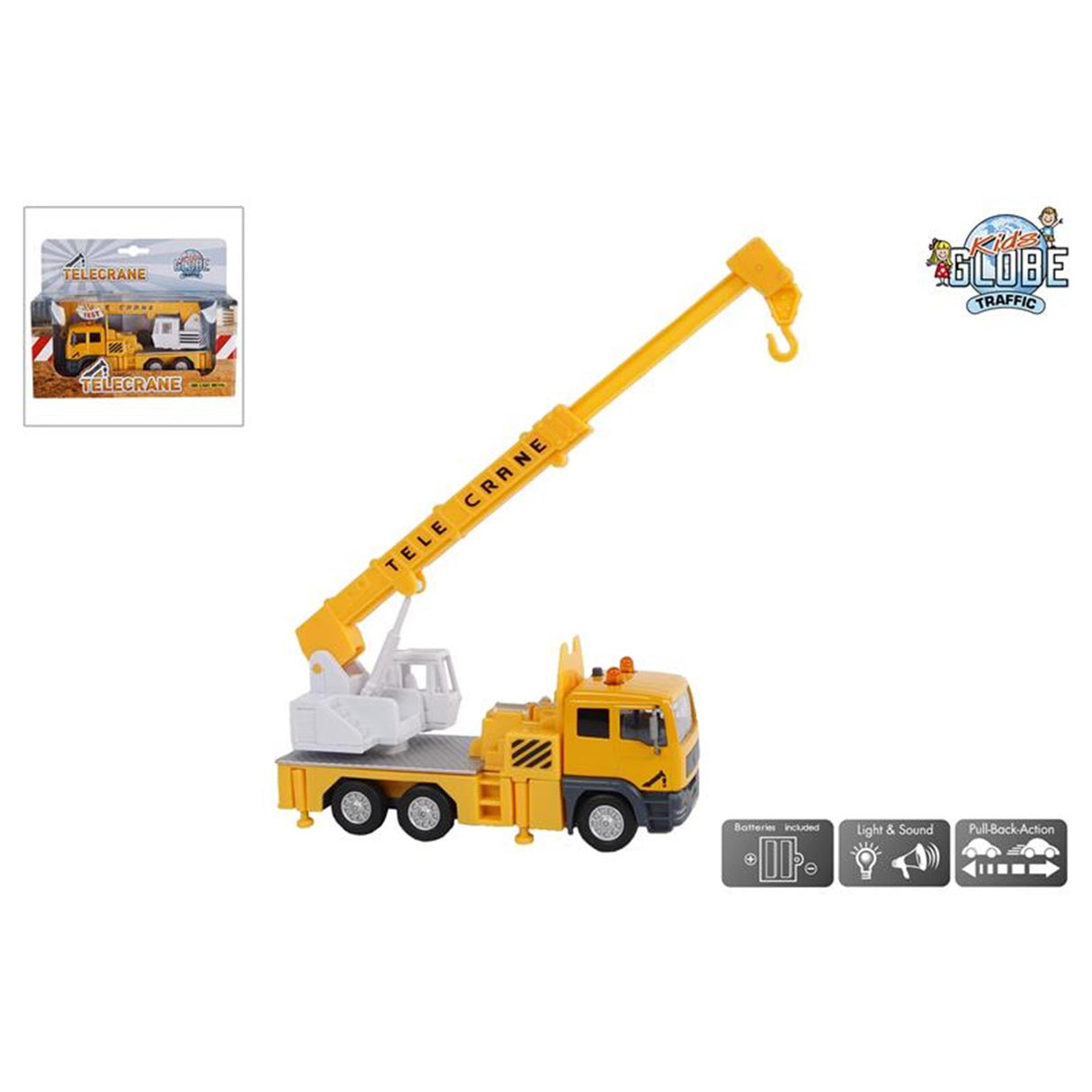 Kinderglobuskran aus Druckguss, 15 cm
