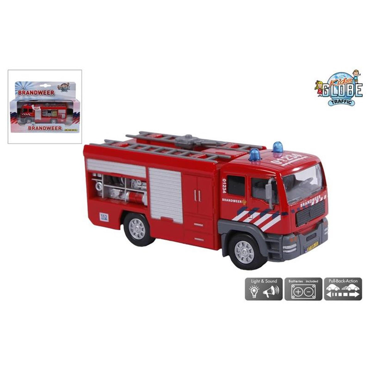 Feuerwehrlöscher mit Licht und Ton