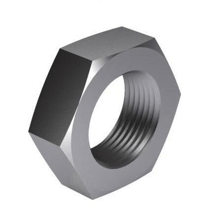 Niedrige Sechskantmutter M14 D439B Edelstahl A2