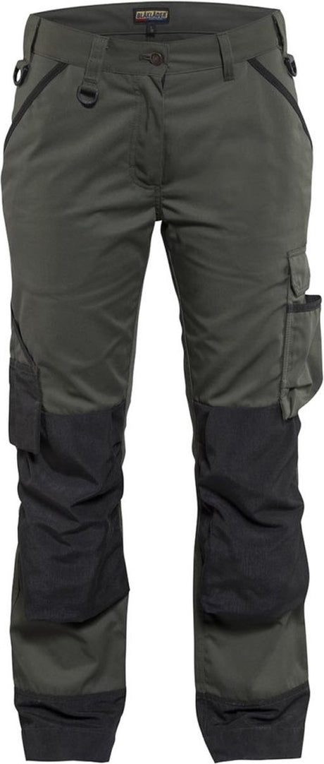 Blåkläder Blaklader Damen Gartenarbeitshose 7154-1835 – Armeegrün Schwarz – C42