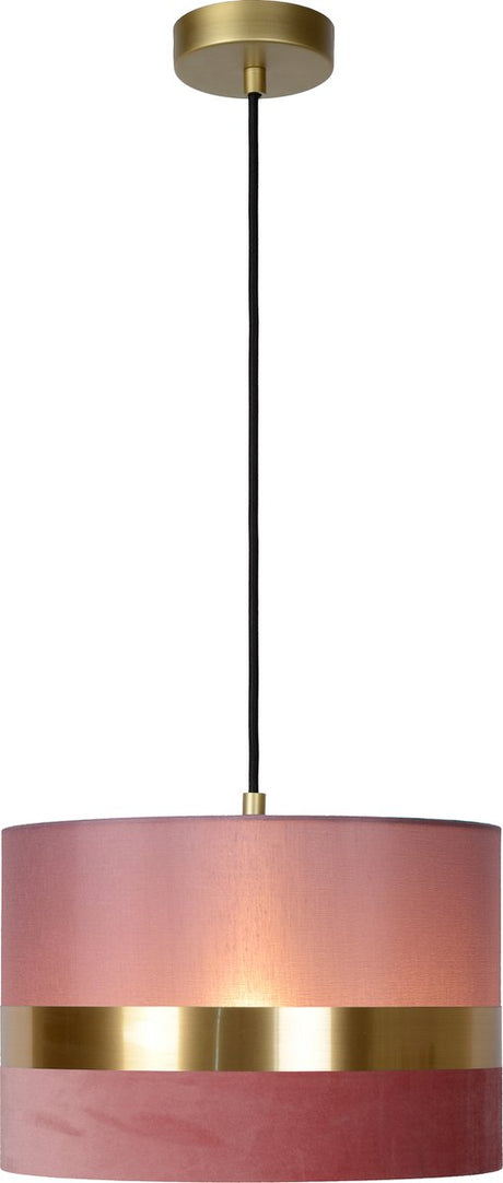 Lucide extravaganza tusse - hanglamp - ø 30 cm - 1xe27 - roze