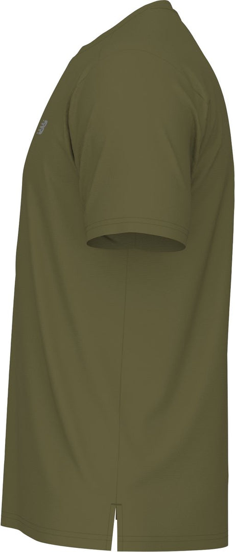 New balance sport essential t-shirt heren sportshirt - green