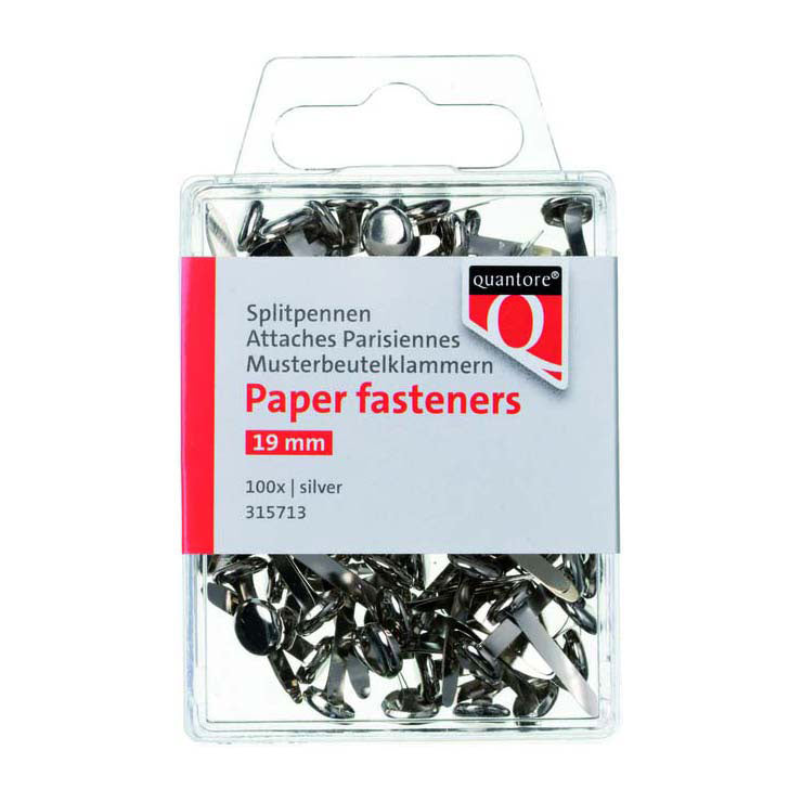 Quantore Splinte Silber 19mm, 100Stk.