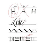 Quantore Kalligraphiestift schwarz, 3 Stk.