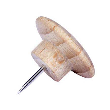 Quantore Reißzwecken Legamaster Holz, 25 Stk.