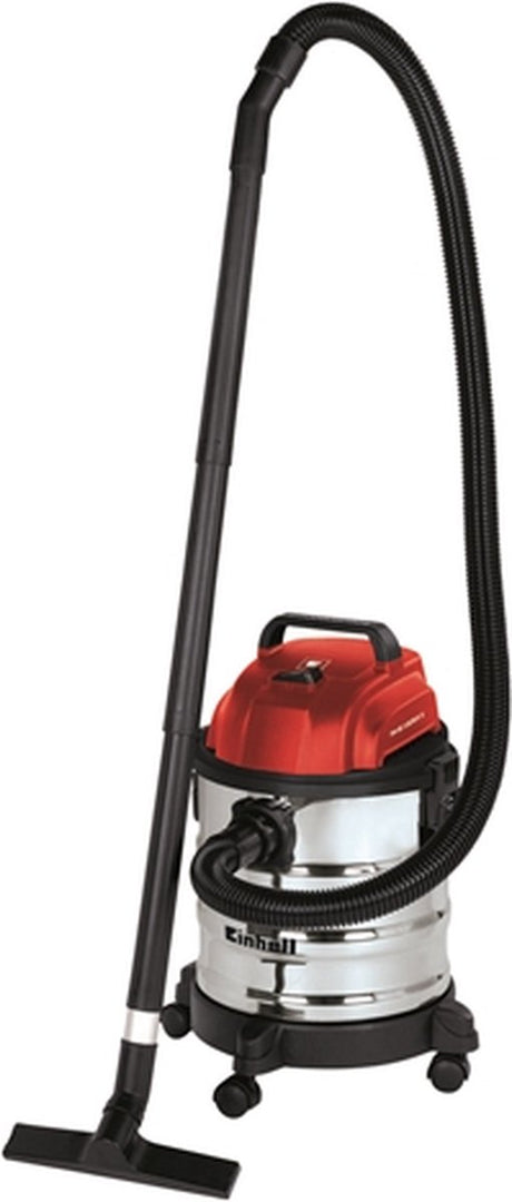Einhell Elektro-Nass-Trockensauger TC-VC 1820 S - 1250 W - 180 mbar - 20 l - Gebläseanschluss - inkl. diverses Zubehör - Kunststoffschlauch 1,5 m - 3-teiliges Kunststoffrohr - Schaumstofffilter