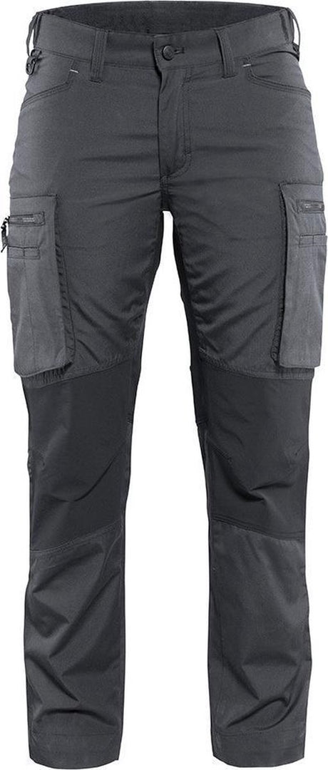 Blåkläder Blaklader Damen Service-Arbeitshose Stretch 7159-1845 – Damen – Dunkelgrau Schwarz – 48