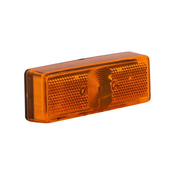 Aufbauleuchte rechteckig orange