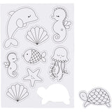 Creativ Firmenmagnete, Meeresfiguren, Blatt 14,85x21, 1 Blatt
