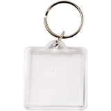 Creativ Company Schlüsselanhänger, Größe 40x40 mm, 25 Stück, 1 Box