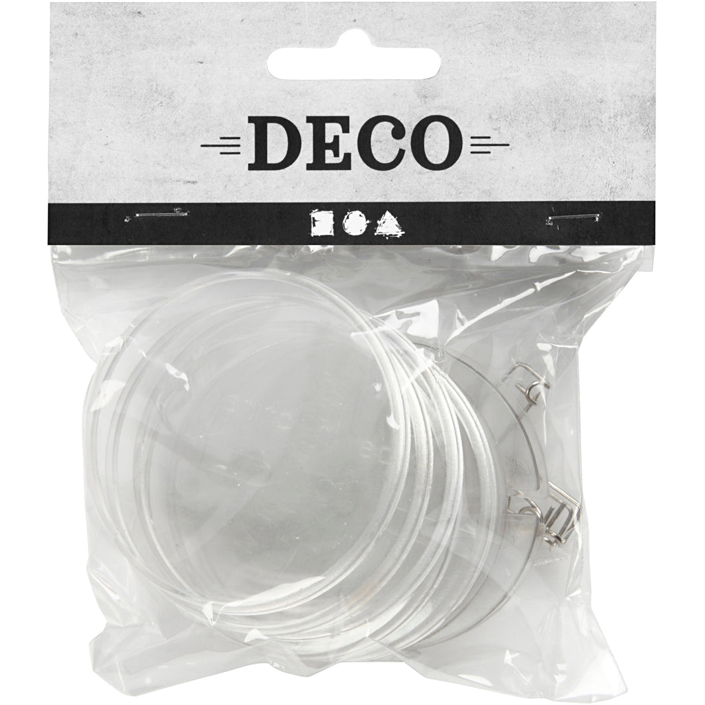 Creativ Company Knöpfe, rund, D 5,5 cm, 5 Stück, 1 Box