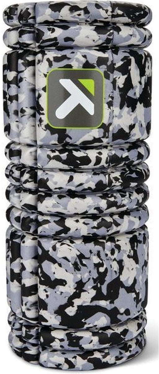 Triggerpoint – The Grid 1.0 Schaumstoffrolle – 33 cm – graues Camo – Schaumstoff – Massagerolle – Yoga – Pilates – Fitness