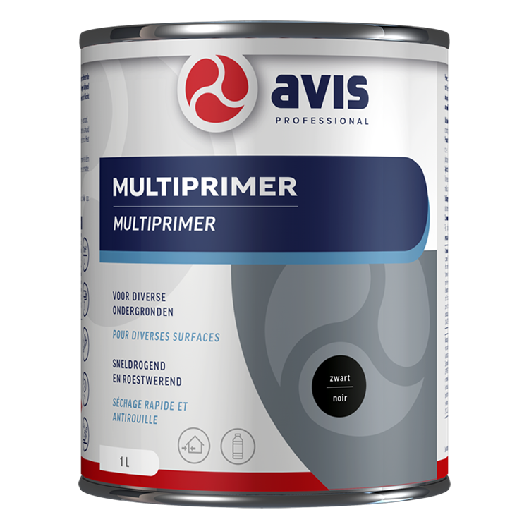 Avis professional 1074388 - avis multiprimer zwart 1lt | 1 stuks