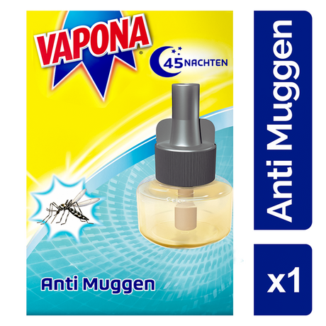 Vapona Anti-Mücken-Stecker Nachfüllpackung – Insektenbekämpfung – 45 Nächte