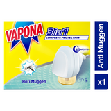 Vapona Anti-Mücken-Stecker – gegen Mücken und Tigermücken – wirksamer Schutz – langlebig – Insektenbekämpfung – 45 Nächte