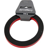 Creativ Firmenband aus Kunstleder, B: 10 mm, Stärke 3 mm, rot, 1 m 1 Box