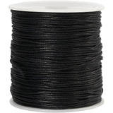 Creativ Company Baumwollkordel, Stärke 1 mm, schwarz, 100 m 1 Karton