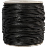 Creativ Company Baumwollkordel, Stärke 2 mm, schwarz, 100 m 1 Karton