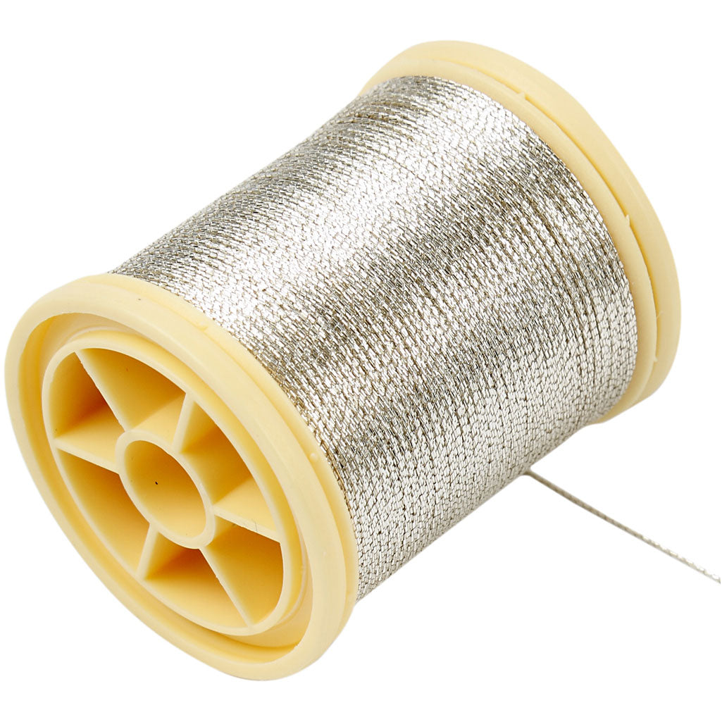 Kreativfirma DMC Metallic Wire Silber, 40 m
