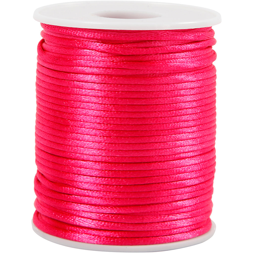Kreativfirma Satin Cord Pink, 50m