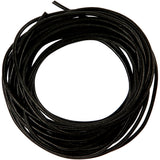 Creativ Company Lederband, Stärke 2 mm, schwarz, 4 m 1 Rolle