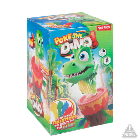 Toi-Toys-Spiel durchbohrt den Dino-Vulkan mit 16 Flammen