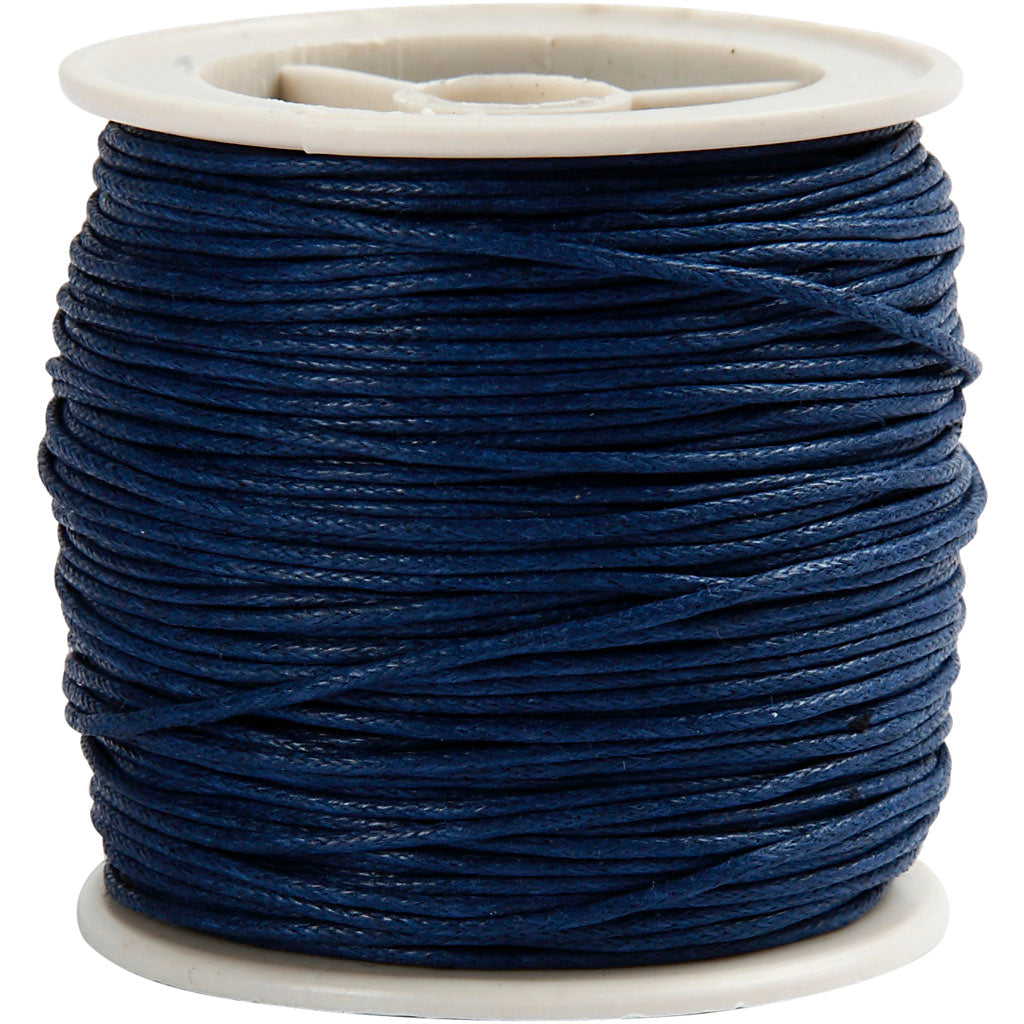 Creativ Company Cotton Cord Blue, 40 m
