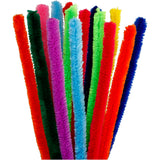 Creativ Company Chenillegarn Farbe 30cm, 15 Stk.