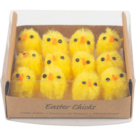 Creativ Company Yellow Osterküken Chenille, 12st.