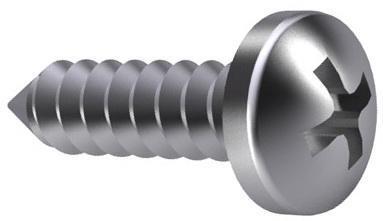 Flachzylinder-Plattenschraube KK 4,8x38 Edelstahl A2 | 200 Stück