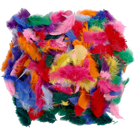 Creativ Company Federn in verschiedenen Farben 7-8cm, 50gr