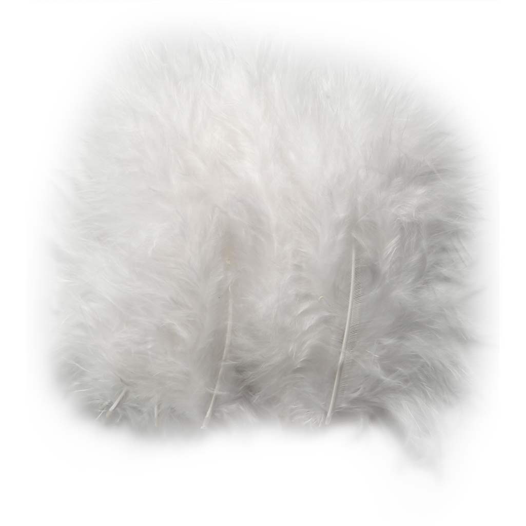 Creativ Company Down White 5-12 cm, 15st.