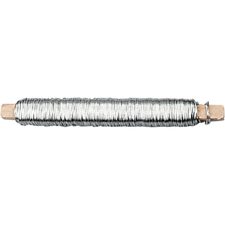 Kreativunternehmen https: www.cchobby.nl Blumendraht-Dicke-0-6-mm-Silber-50-m-1-Rolle