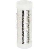 Creativ Company versilberter Draht, Stärke 0,2 mm, versilbert, 50 gr, 110 m 1 Rolle