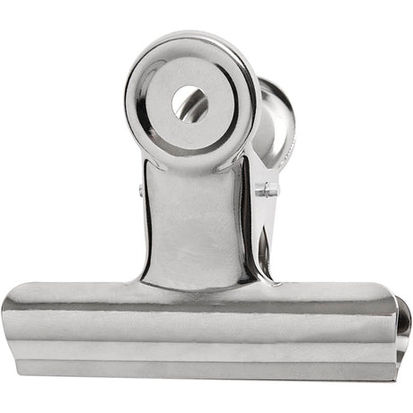 Creativ Company Metallklammer, B: 7,5 cm, silber, 6 Stück 1 Box