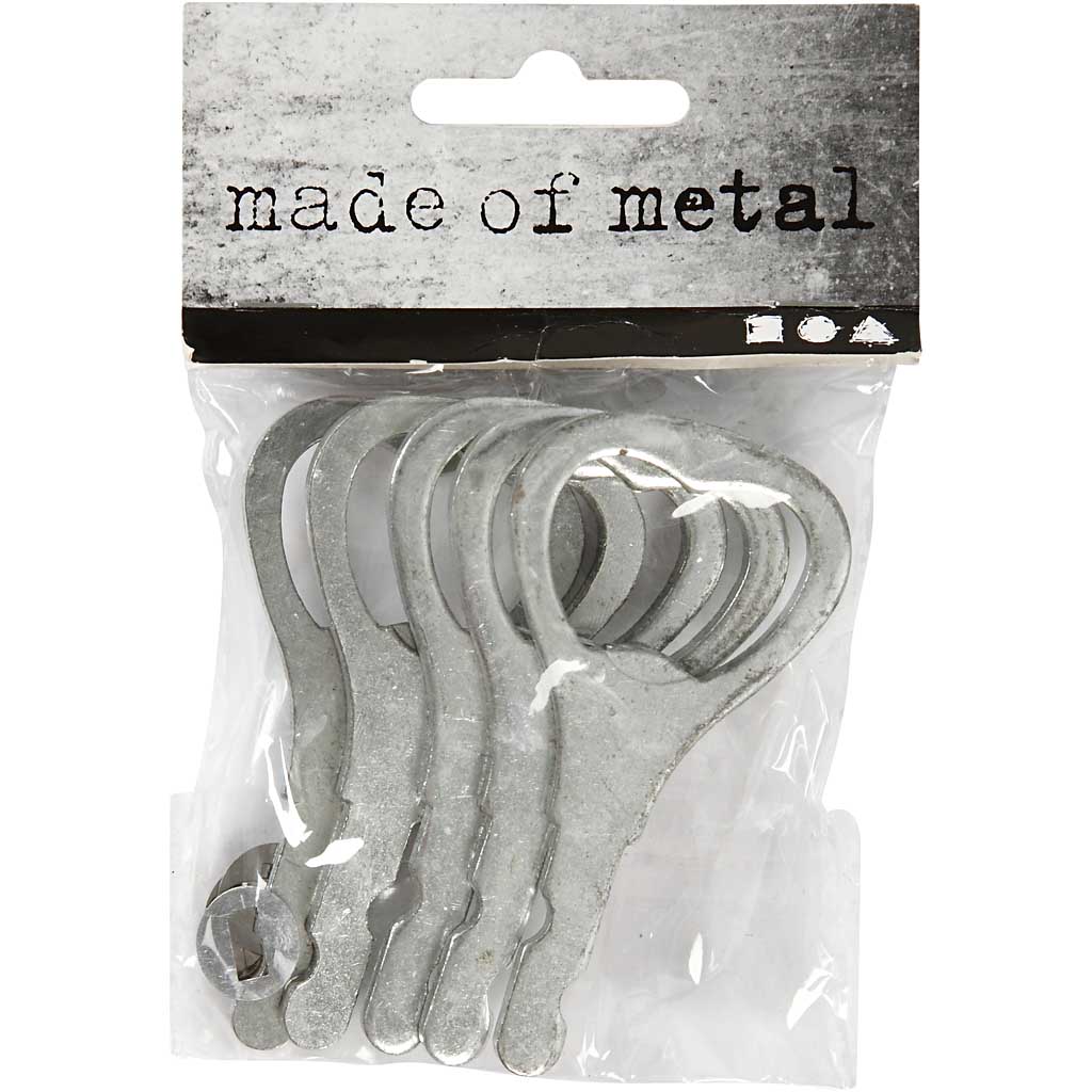 Creativ Company Flaschenöffner, L: 7 cm, 5 Stück 1 Box
