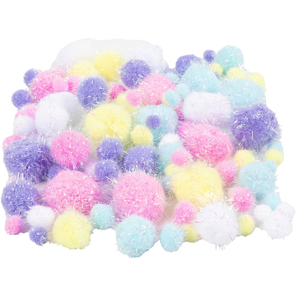 POM-POM-Pastellfarben, 62gr.