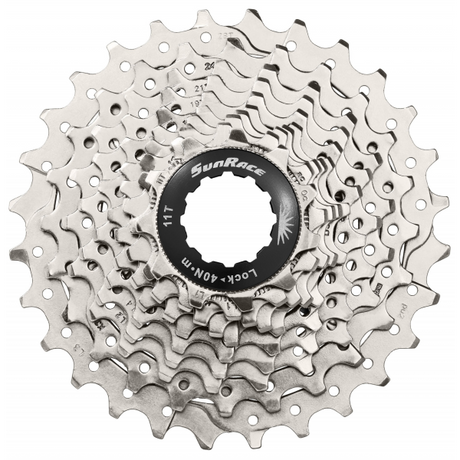 Sonnenrasse Kassette 10 Geschwindigkeit 11-28T. CSRS0 Silver Alu Spider