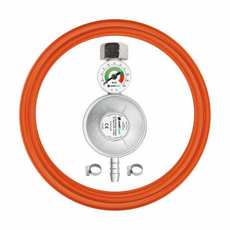 Cellfast 52-506 – Druckregler – Propan-Butan – 2 m – Sicherheitsventil
