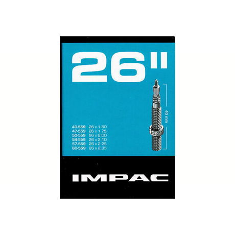 Impac Innenrohr (von Schwalbe) SV26 26x1.50 26x2.35 Etro 40 60-559 VALIEL: SCLaVerand French 40 mm