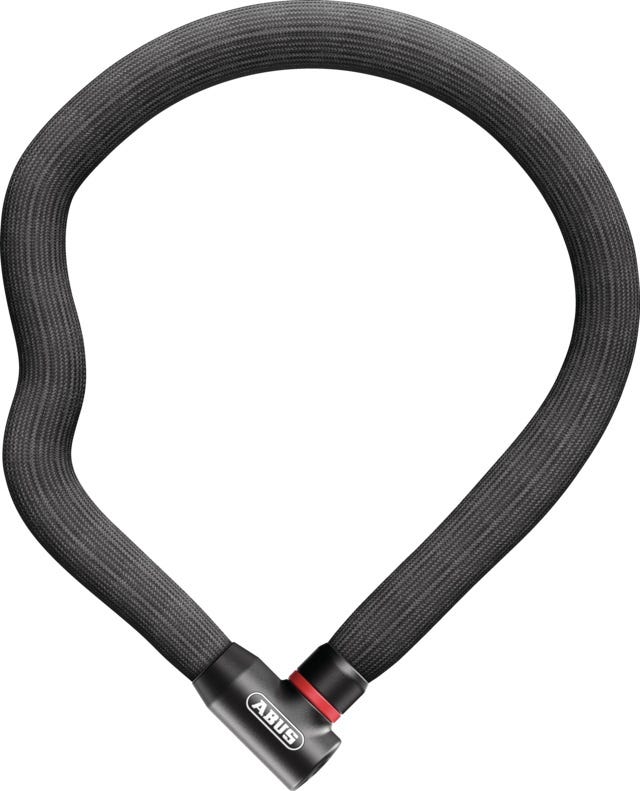 Abus Fahrradschloss Kettenschloss – Gänseschloss 4204k – Sicherheitsstufe 6 – Schwarz – 85 cm – geeignet für Elektrofahrräder und Stadtfahrräder